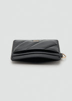 Quilted Cardholder Black