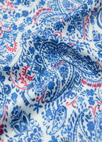Paisley Print Scarf Blue
