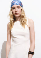 Paisley Print Scarf Blue