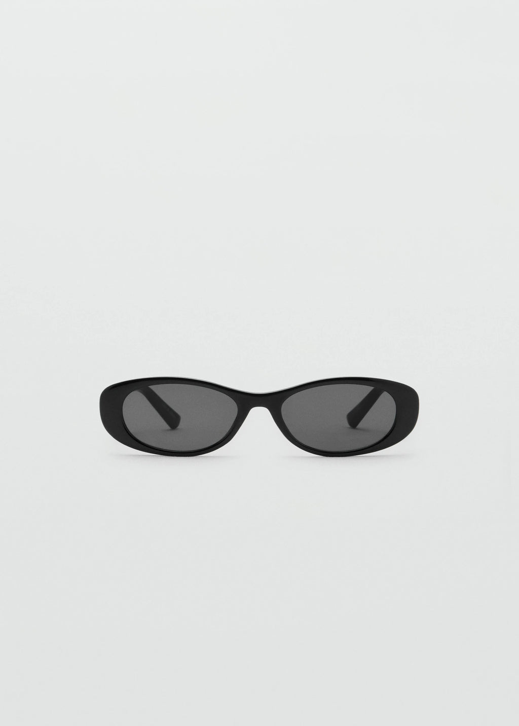 Oval Frame Sunglasses Black