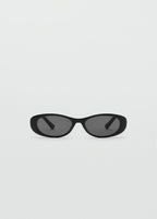 Oval Frame Sunglasses Black