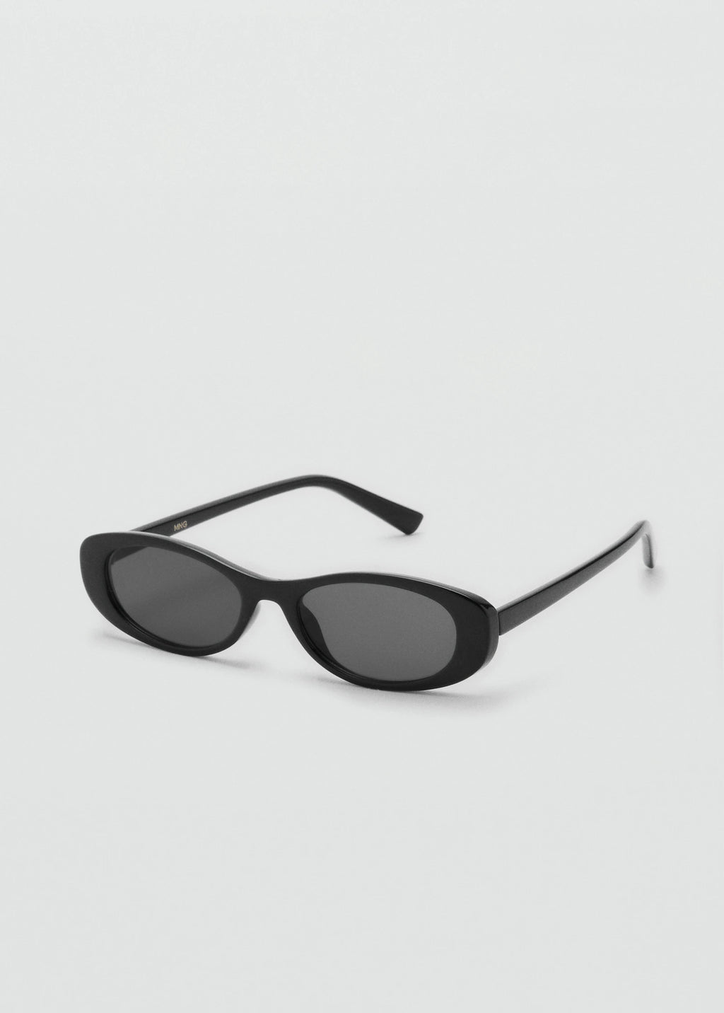 Oval Frame Sunglasses Black