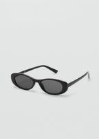 Oval Frame Sunglasses Black