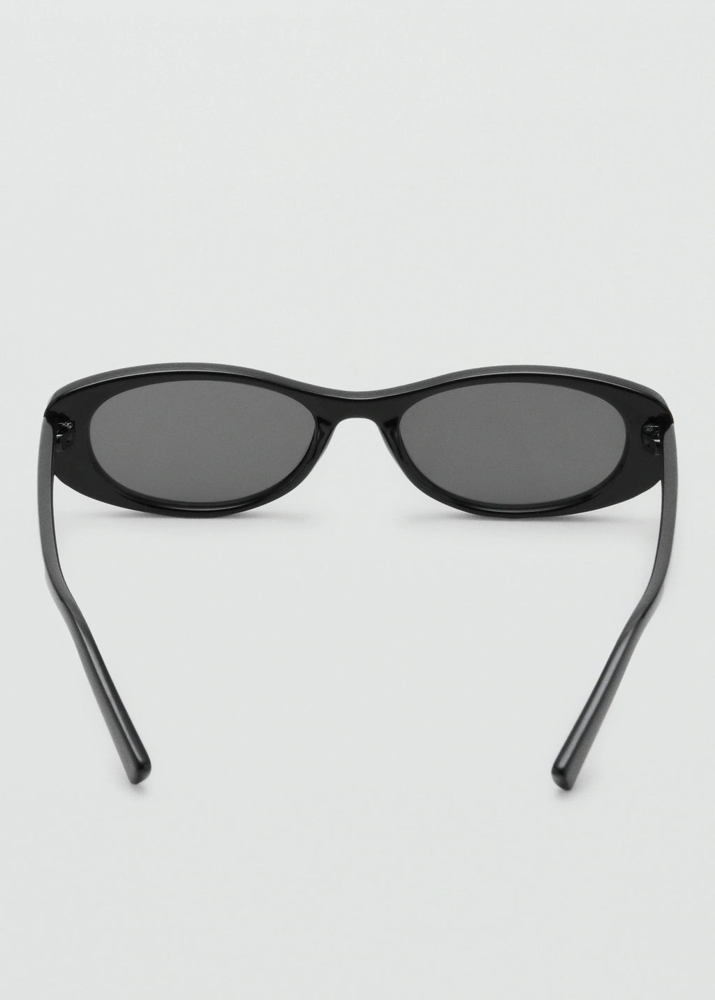 Oval Frame Sunglasses Black