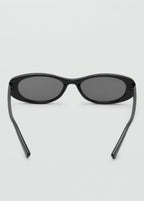 Oval Frame Sunglasses Black