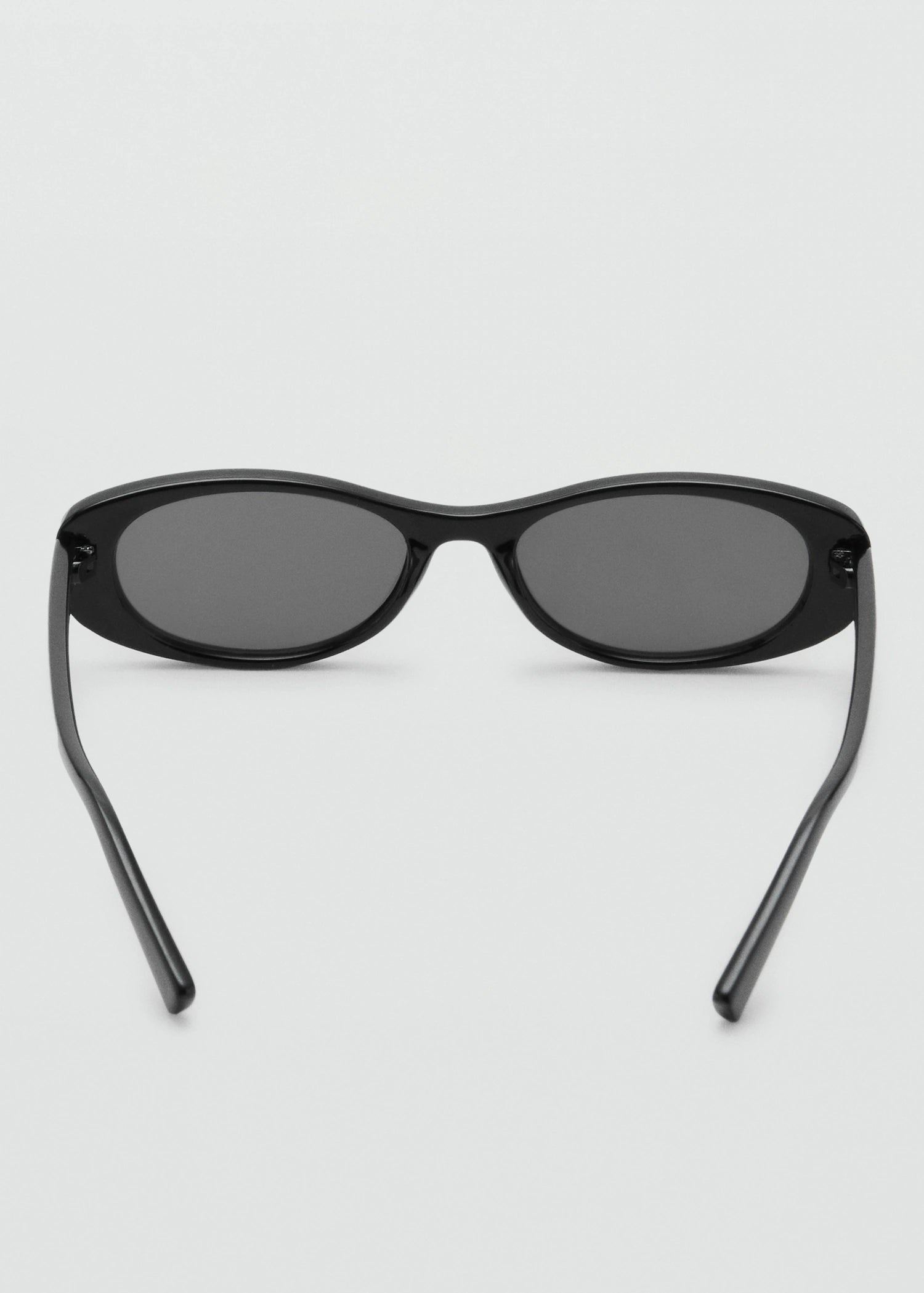 Oval Frame Sunglasses Black
