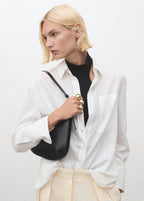 Oval Shoulder Bag Black