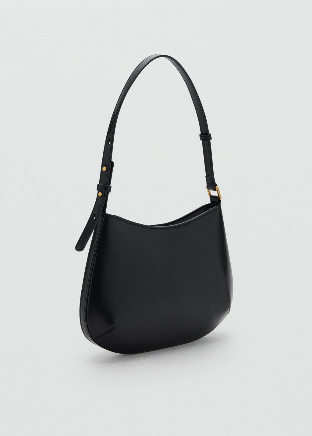 Oval Shoulder Bag Black