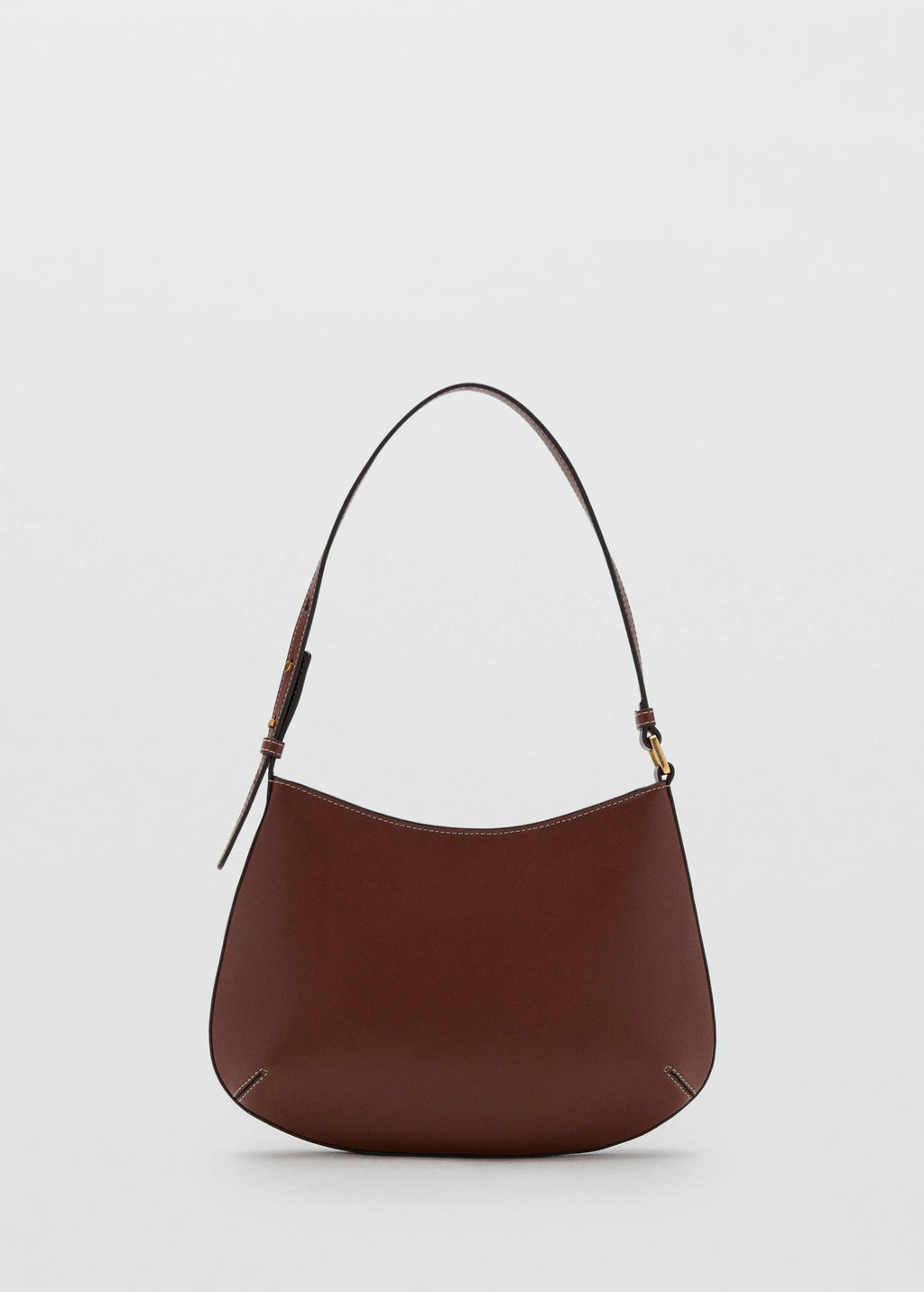 Oval Shoulder Bag Leather