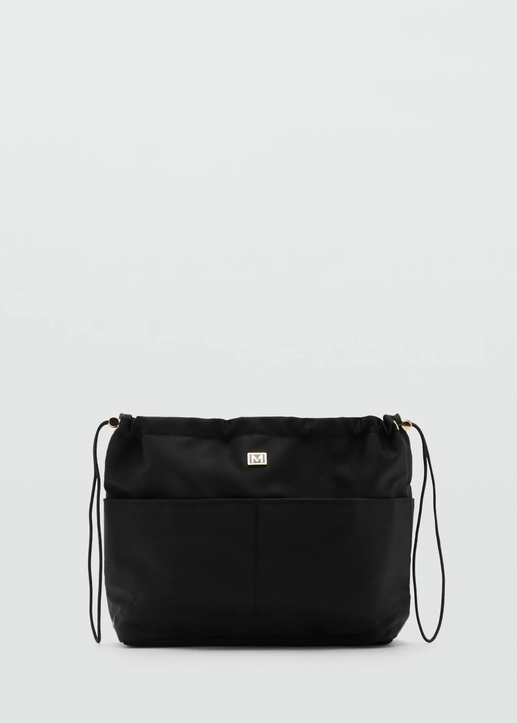 Nylon Toiletry Bag With Pockets Black