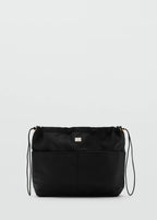 Nylon Toiletry Bag With Pockets Black