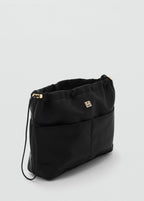Nylon Toiletry Bag With Pockets Black