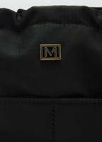 Nylon Toiletry Bag With Pockets Black