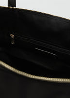Nylon Shopper Bag Black