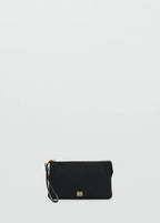 Nylon Purse With Zip Black
