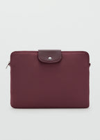 Nylon Laptop Case Burgundy