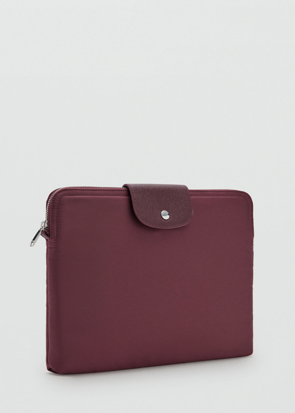 Nylon Laptop Case Burgundy