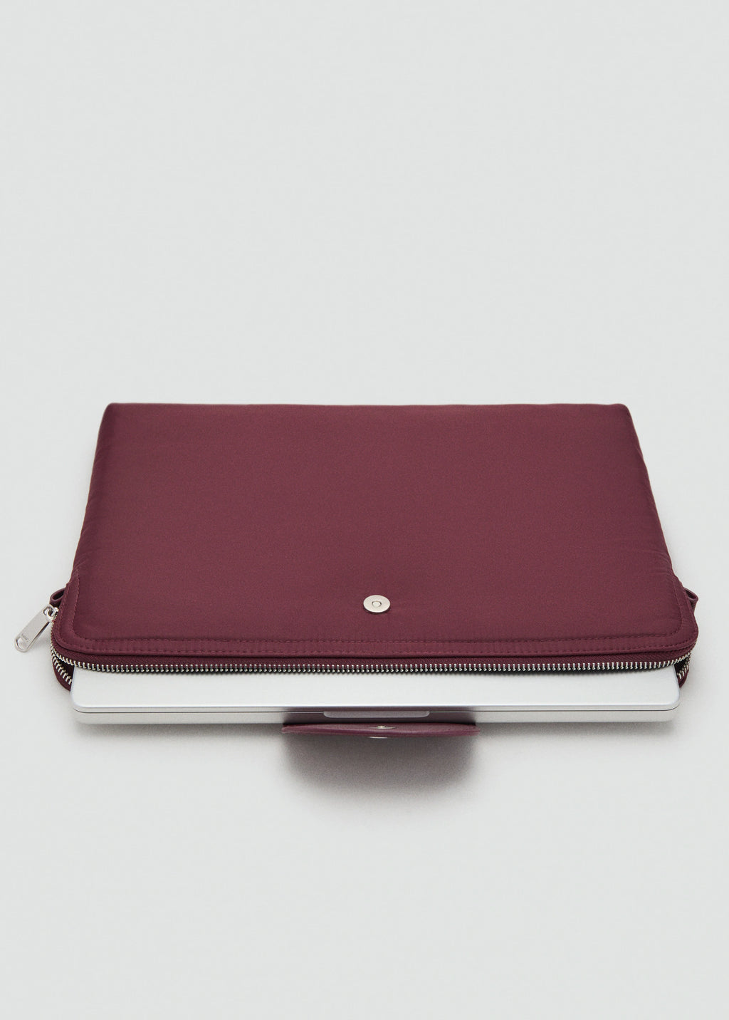 Nylon Laptop Case Burgundy