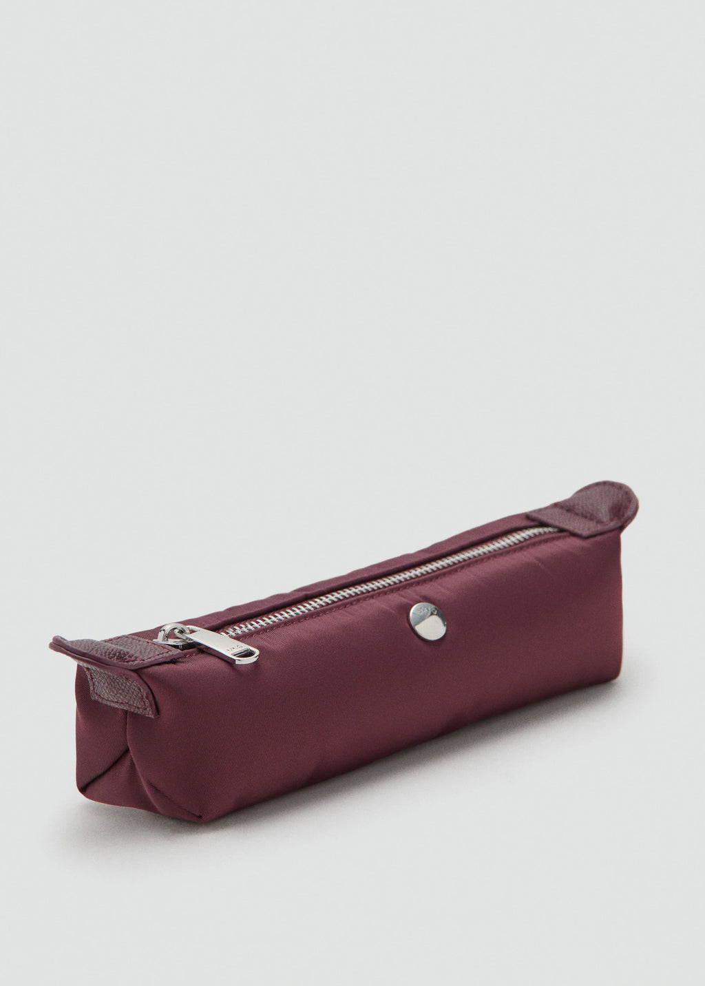 Nylon Case With Zip Burgundy