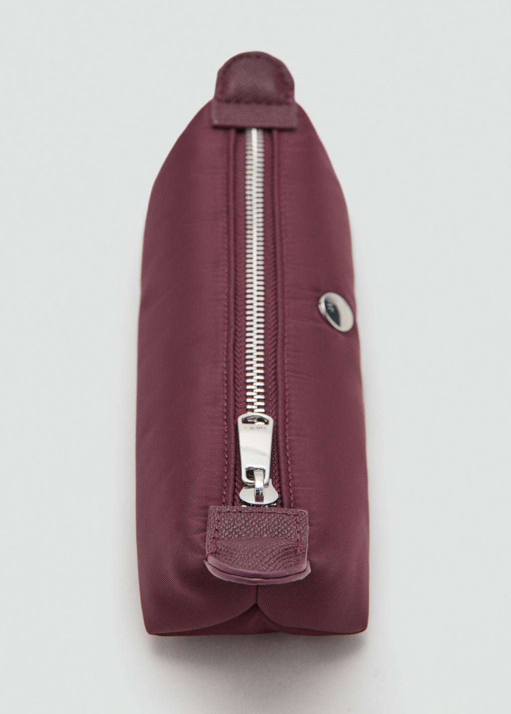 Nylon Case With Zip Burgundy