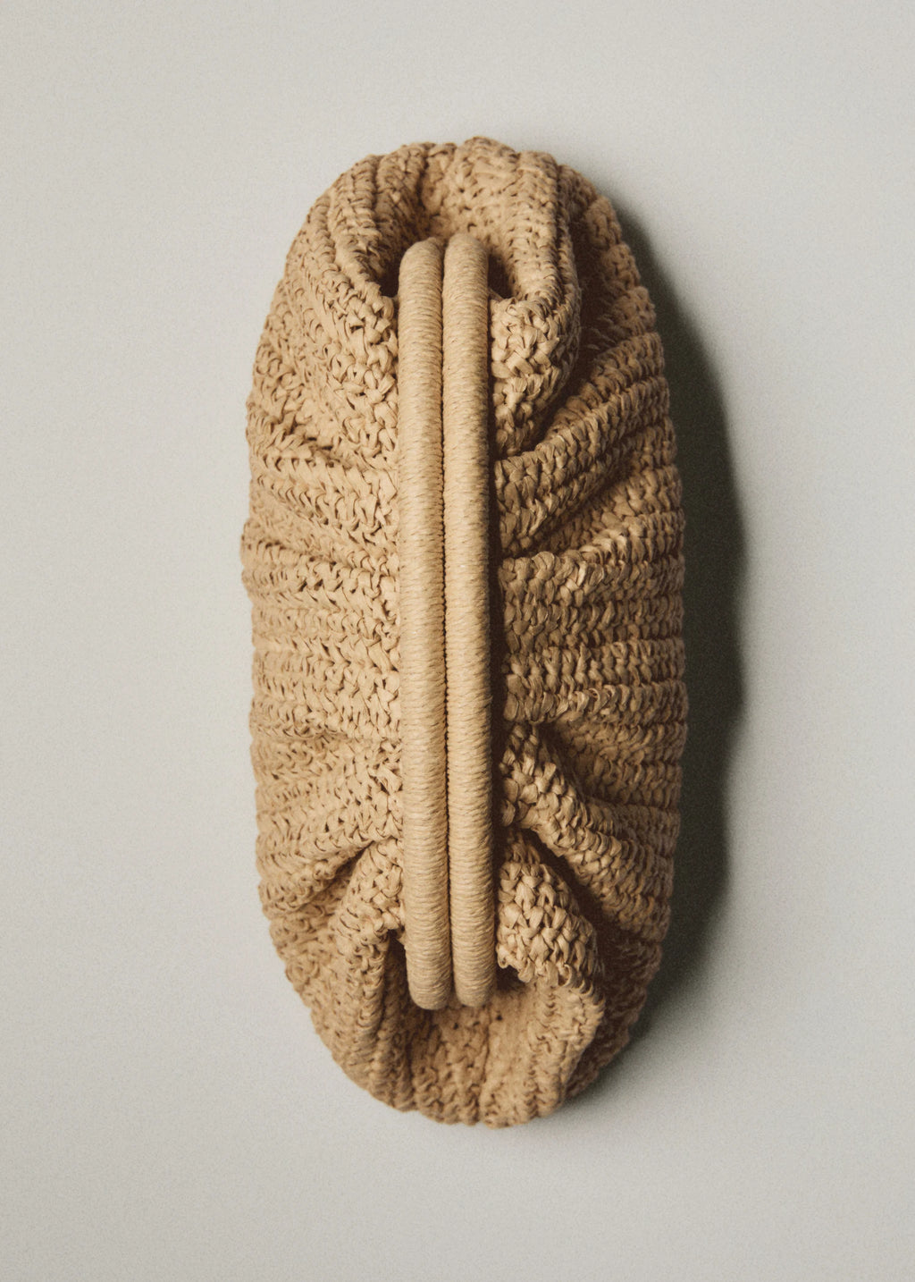 Natural Fibre Handbag Beige