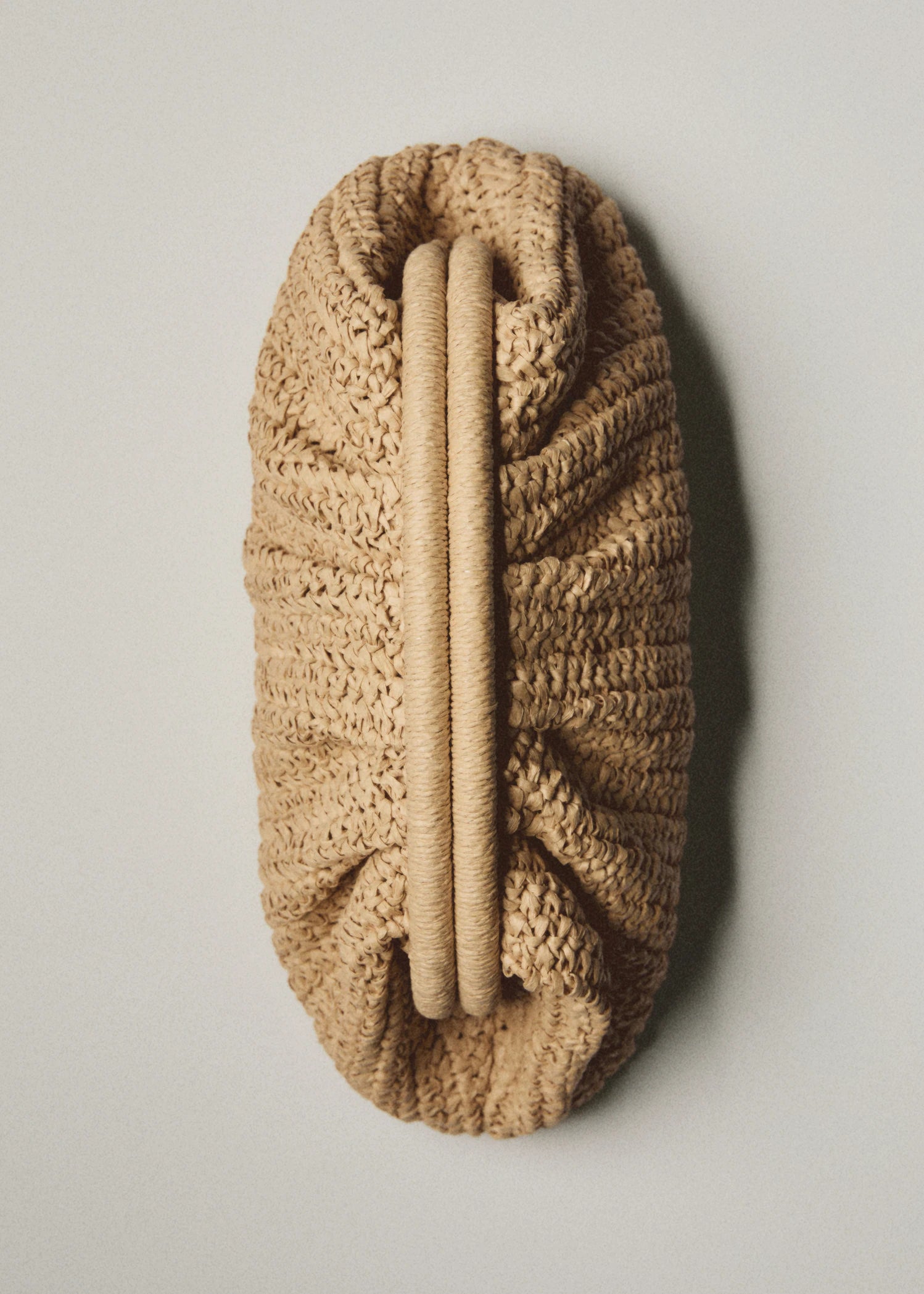 Natural Fibre Handbag Beige