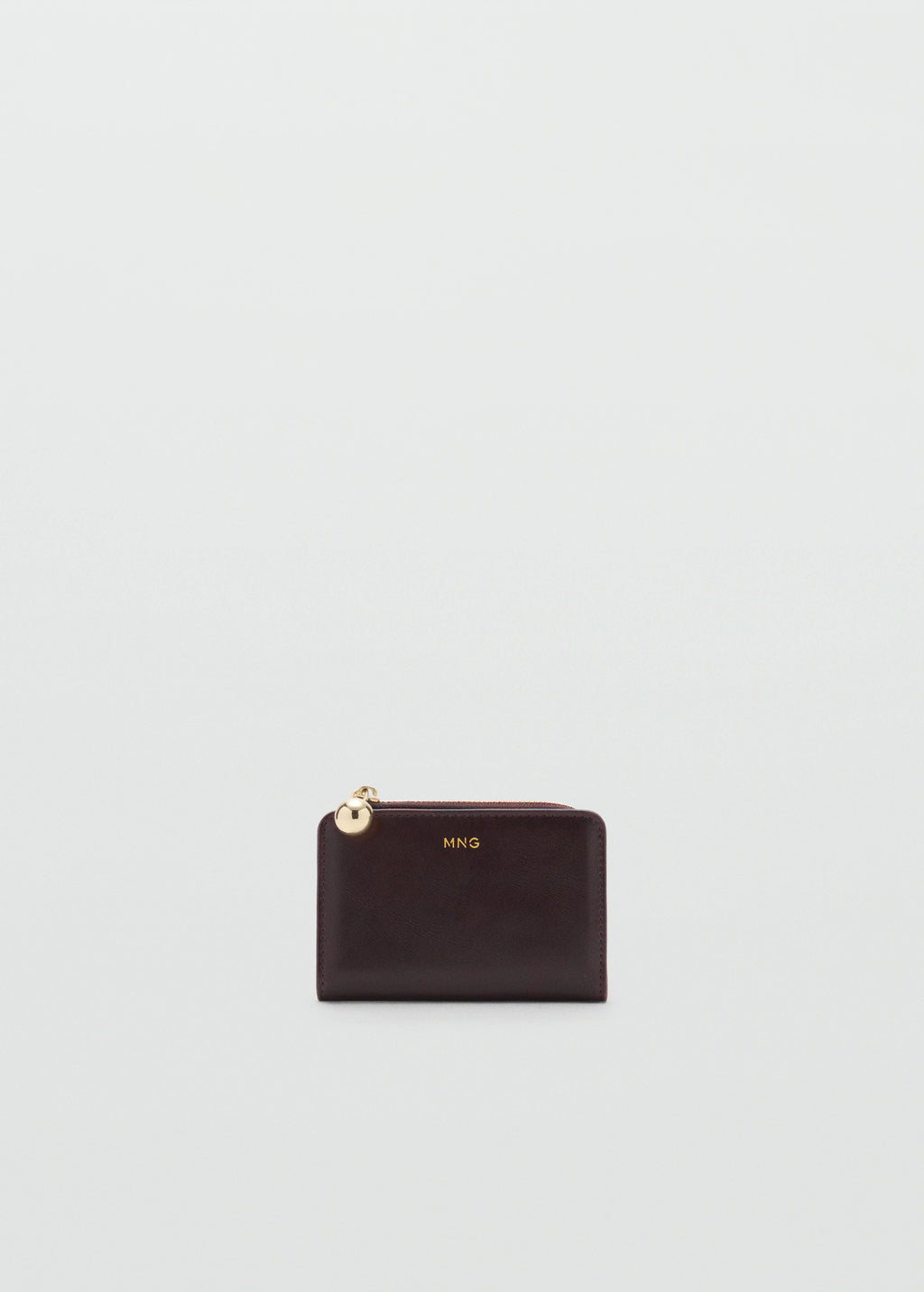 Mini Bead Small Purse Chocolate