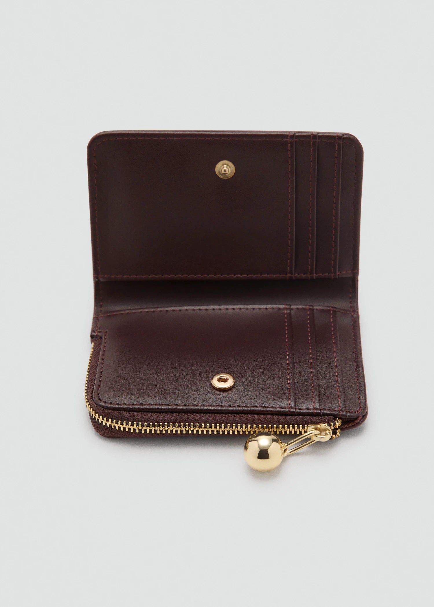 Mini Bead Small Purse Chocolate
