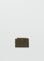 Mini Bead Small Purse Khaki