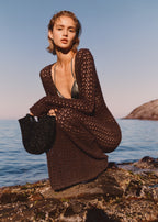 Mini Woven Crossbody Bag Black