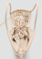 Mini Shopper Style Shoulder Bag Off White