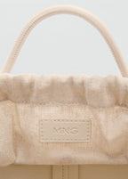 Mini Shopper Style Shoulder Bag Off White