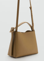Mini Shopper Bag With Buckle Khaki