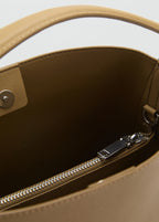 Mini Shopper Bag With Buckle Khaki