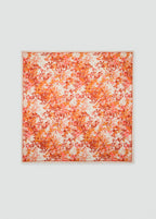 Mini Flower Print Scarf Orange