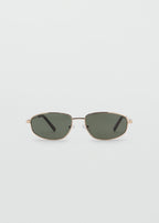 Metallic Frame Sunglasses Gold