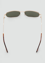 Metallic Frame Sunglasses Gold