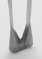 Metal Mesh Shoulder Bag Silver