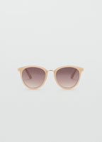 Metal Bridge Sunglasses Vanilla