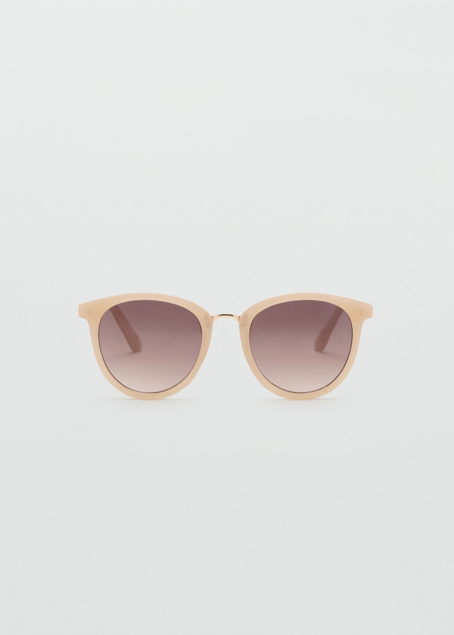 Metal Bridge Sunglasses Vanilla