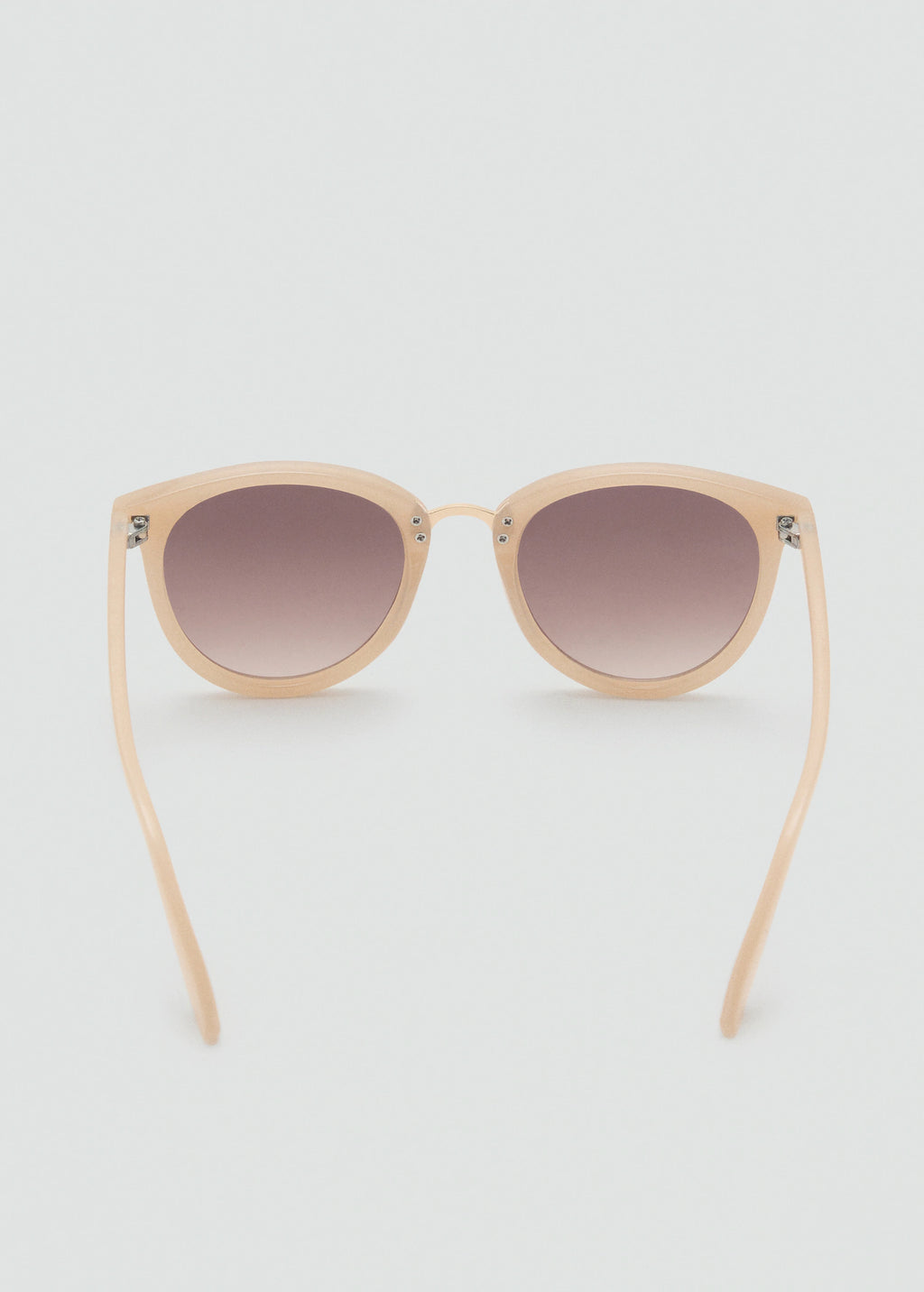 Metal Bridge Sunglasses Vanilla