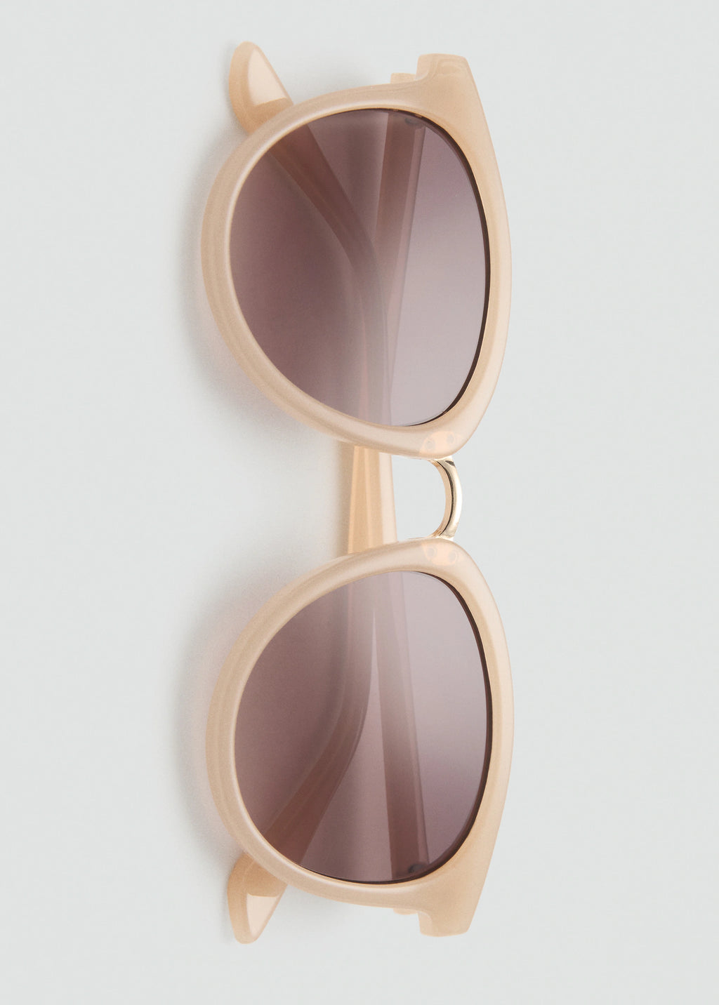 Metal Bridge Sunglasses Vanilla