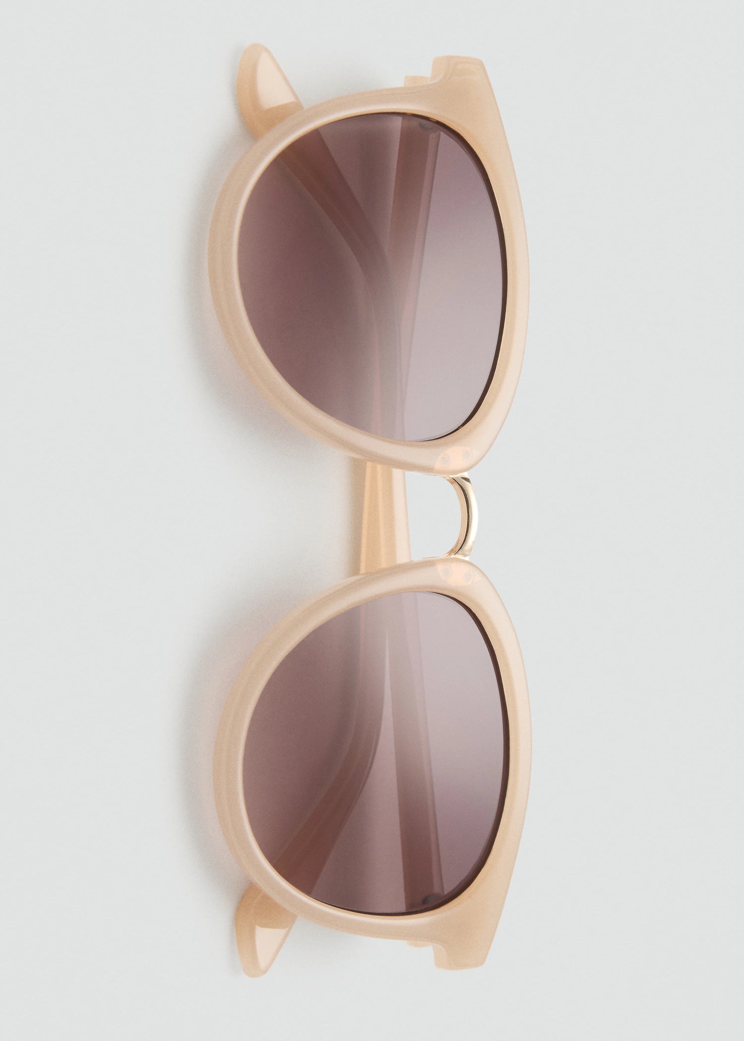 Metal Bridge Sunglasses Vanilla