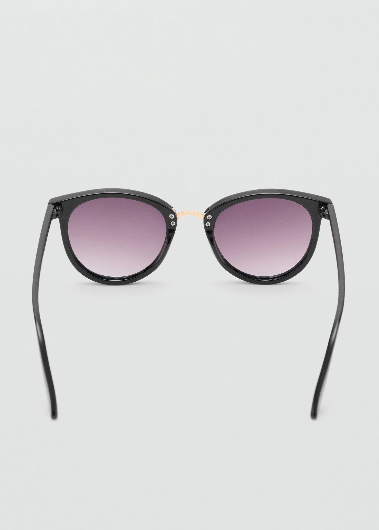 Metal Bridge Sunglasses Black
