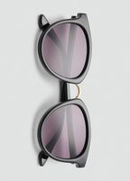 Metal Bridge Sunglasses Black