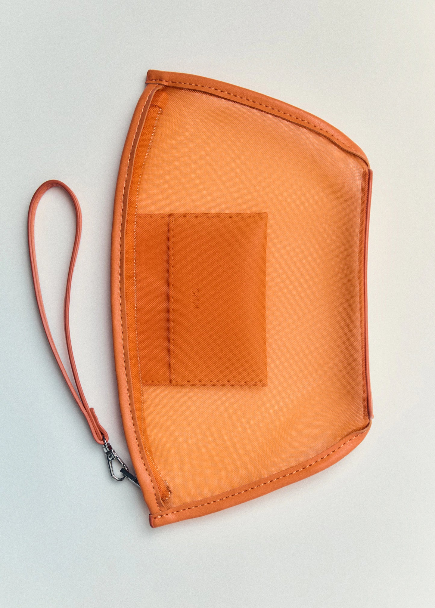 Mesh Toiletry Bag Orange