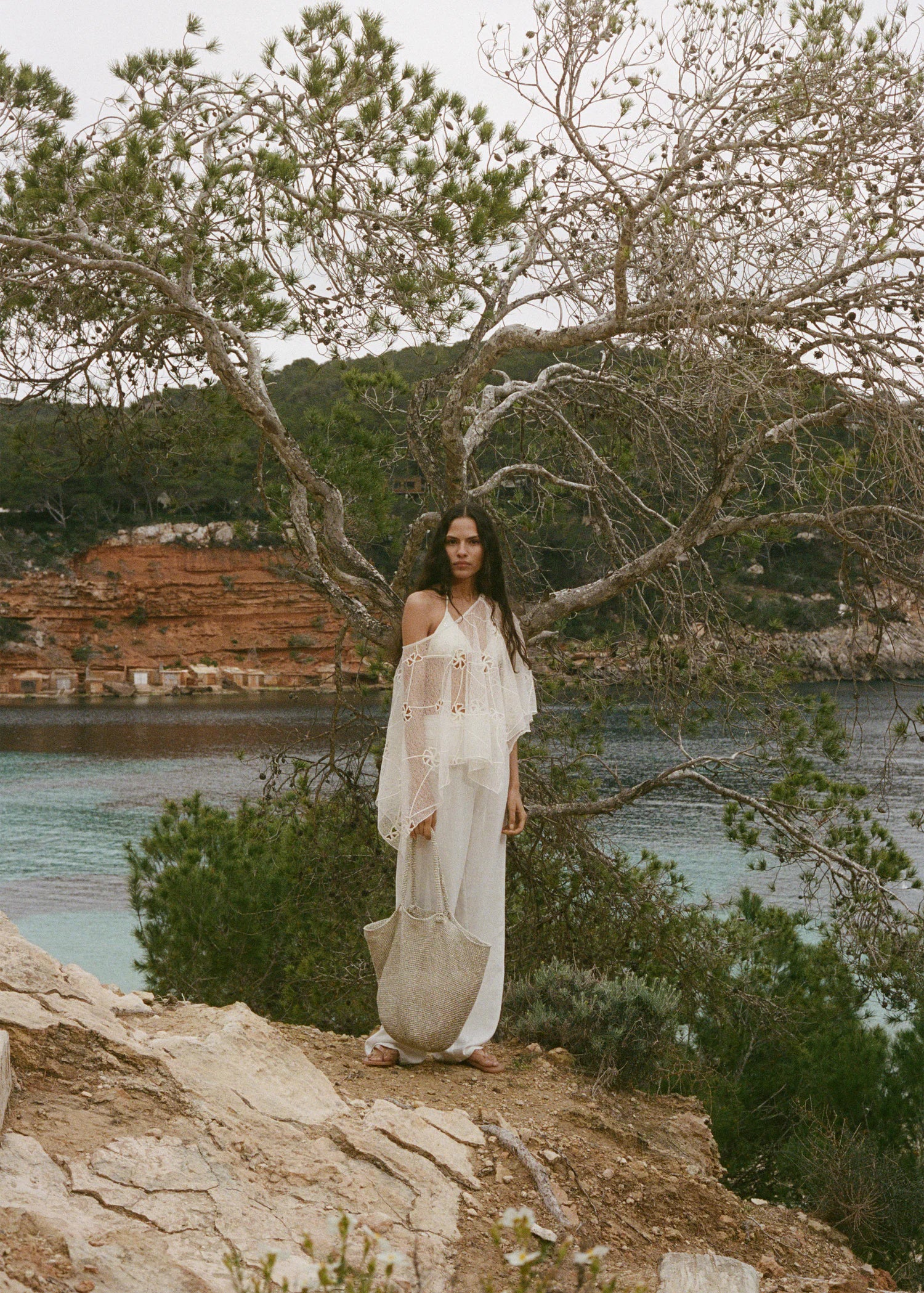 Mesh Shopper Bag Silver