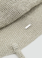 Mesh Shopper Bag Silver