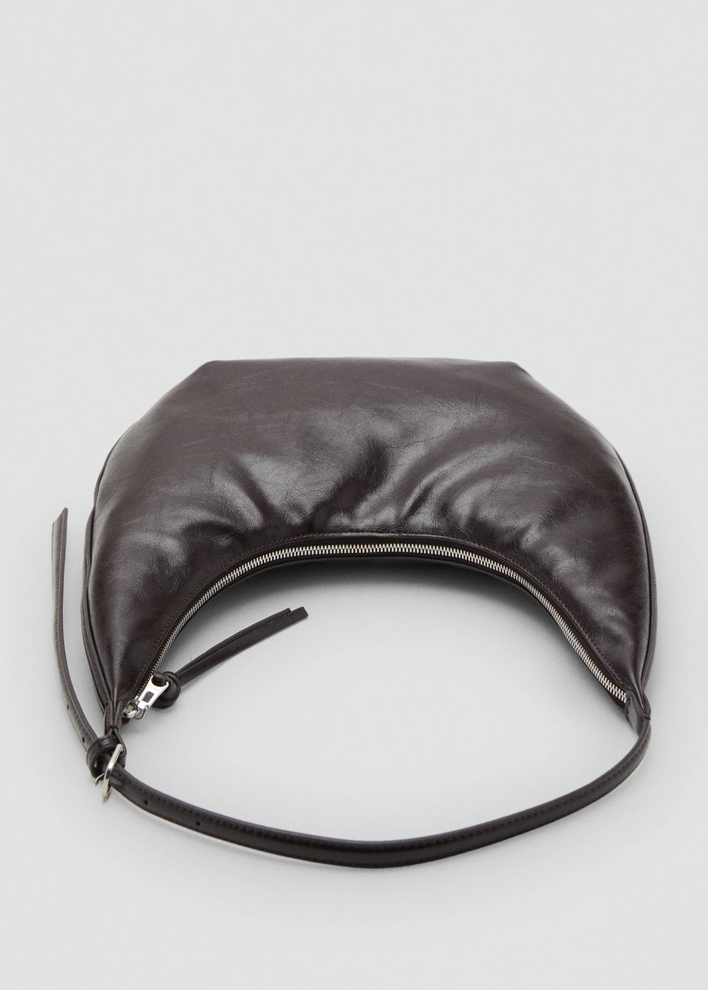 Medium Oval Shoulder Bag Chocolate