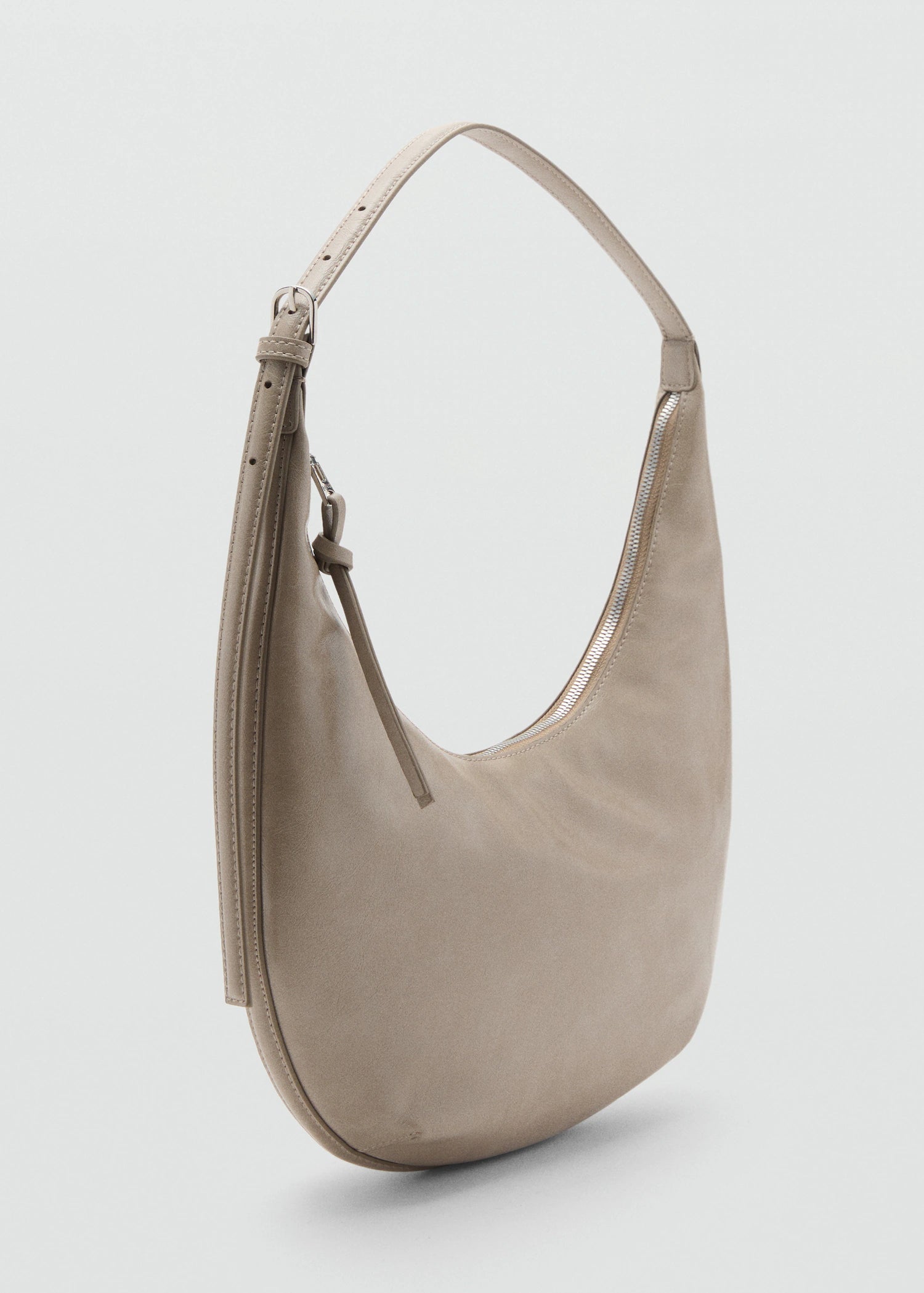 Medium Oval Shoulder Bag Light/Pastel Brown